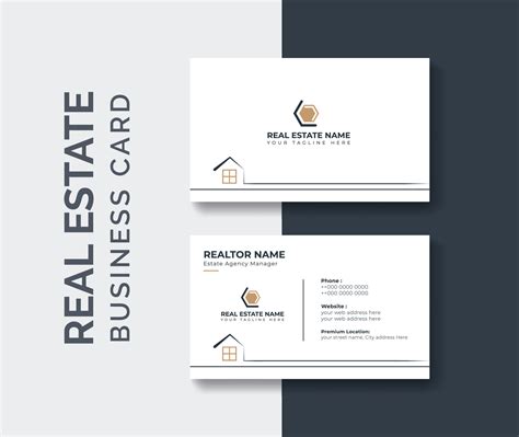 real estate company visiting card